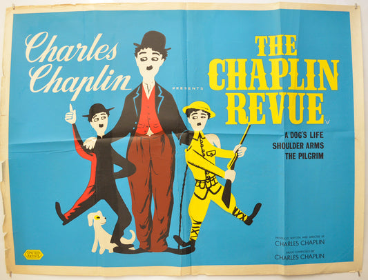 The Chaplin Revue Original Quad Poster - Film Poster - Movie Poster