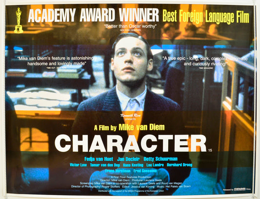 Character  (a.k.a. Karakter) Original Quad Poster - Film Poster - Movie Poster  