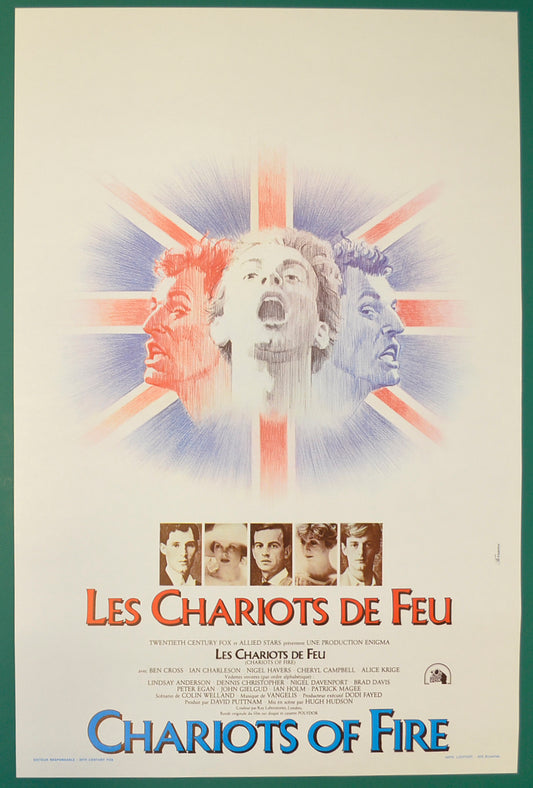 Chariots Of Fire  Original Belgian Poster - Film Poster - Movie Poster  