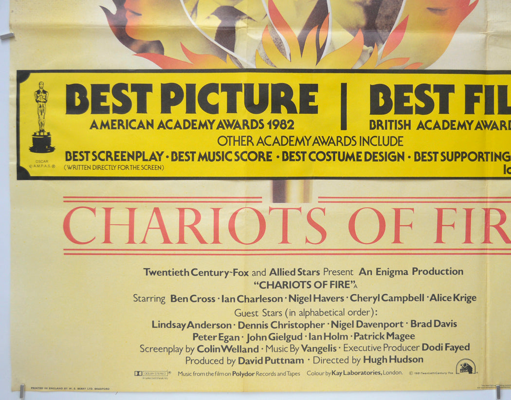 CHARIOTS OF FIRE / GREGORY’S GIRL (Bottom Left) Cinema Quad Movie Poster 