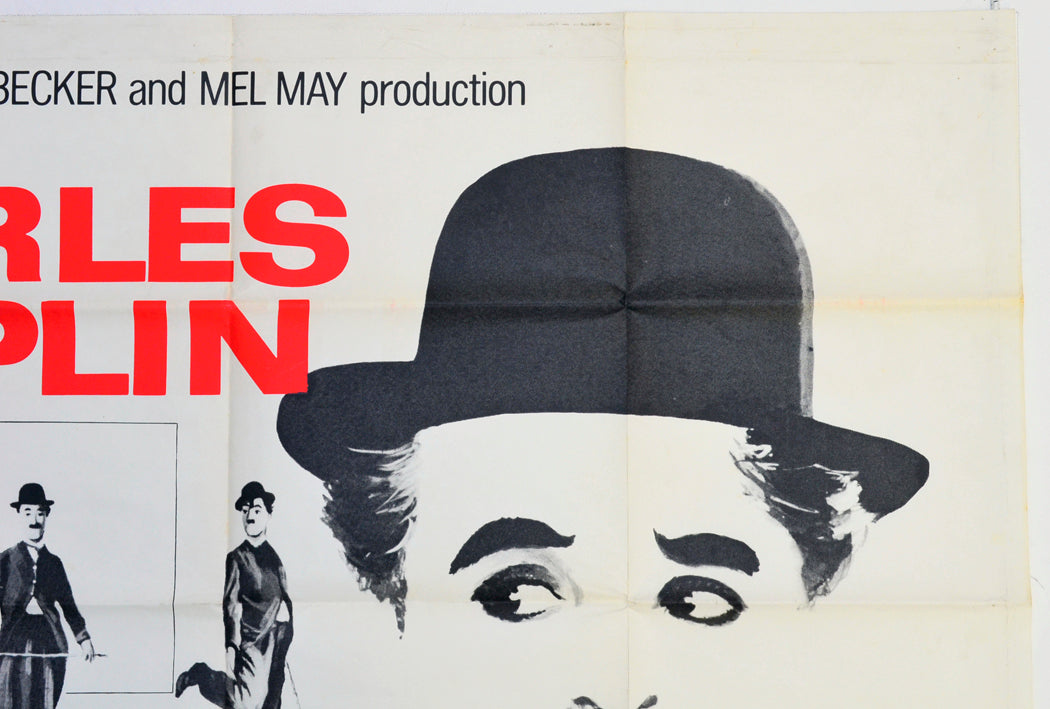 CHARLES CHAPLIN : THE FUNNIEST MAN IN THE WORLD (Top Right) Cinema Quad Movie Poster 