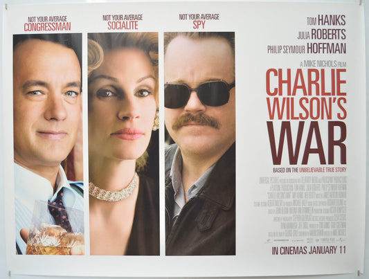 Charlie Wilson's War Original Quad Poster - Film Poster - Movie Poster