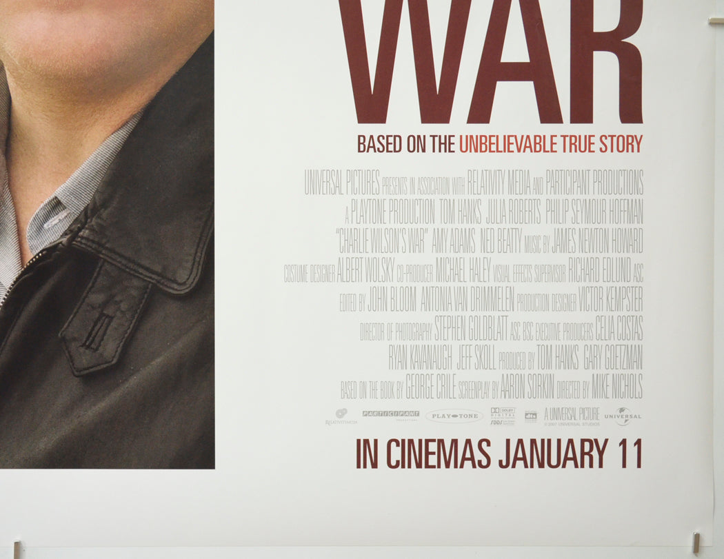 CHARLIE WILSON’S WAR (Bottom Right) Cinema Quad Movie Poster 