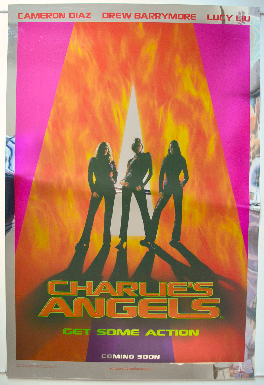 Charlie's Angels  Teaser / Advance Version   Original One Sheet Poster - Movie Poster