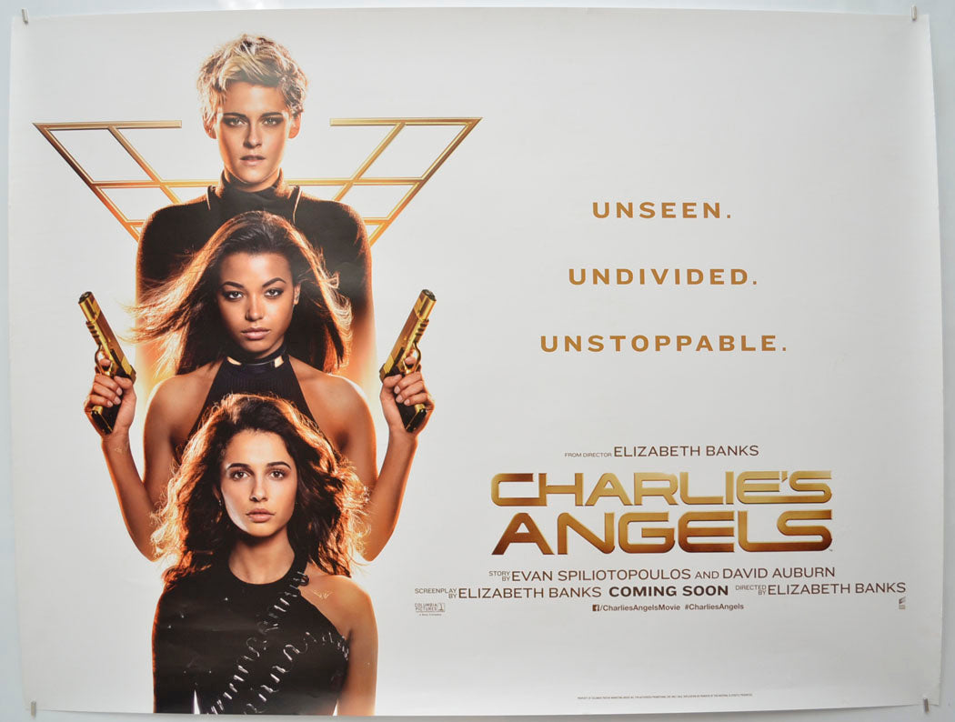 Charlie's Angels (Teaser / Advance Version ) Original Quad Poster - Film Poster - Movie Poster