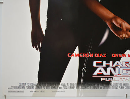 CHARLIE’S ANGELS : FULL THROTTLE (Bottom Left) Cinema Quad Movie Poster 