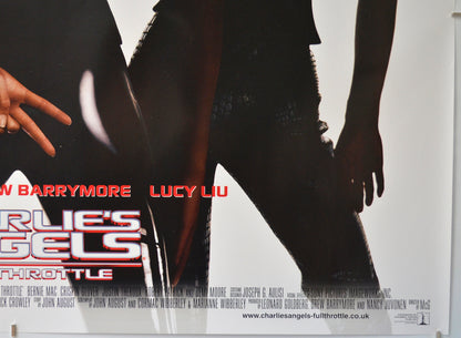 CHARLIE’S ANGELS : FULL THROTTLE (Bottom Right) Cinema Quad Movie Poster 