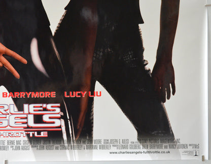 CHARLIE’S ANGELS : FULL THROTTLE (Bottom Right) Cinema Quad Movie Poster 