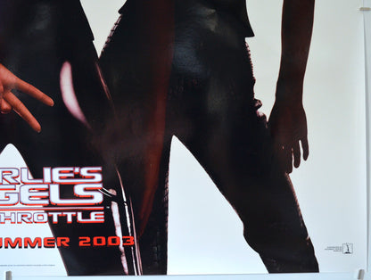 CHARLIE’S ANGELS : FULL THROTTLE (Bottom Right) Cinema Quad Movie Poster 