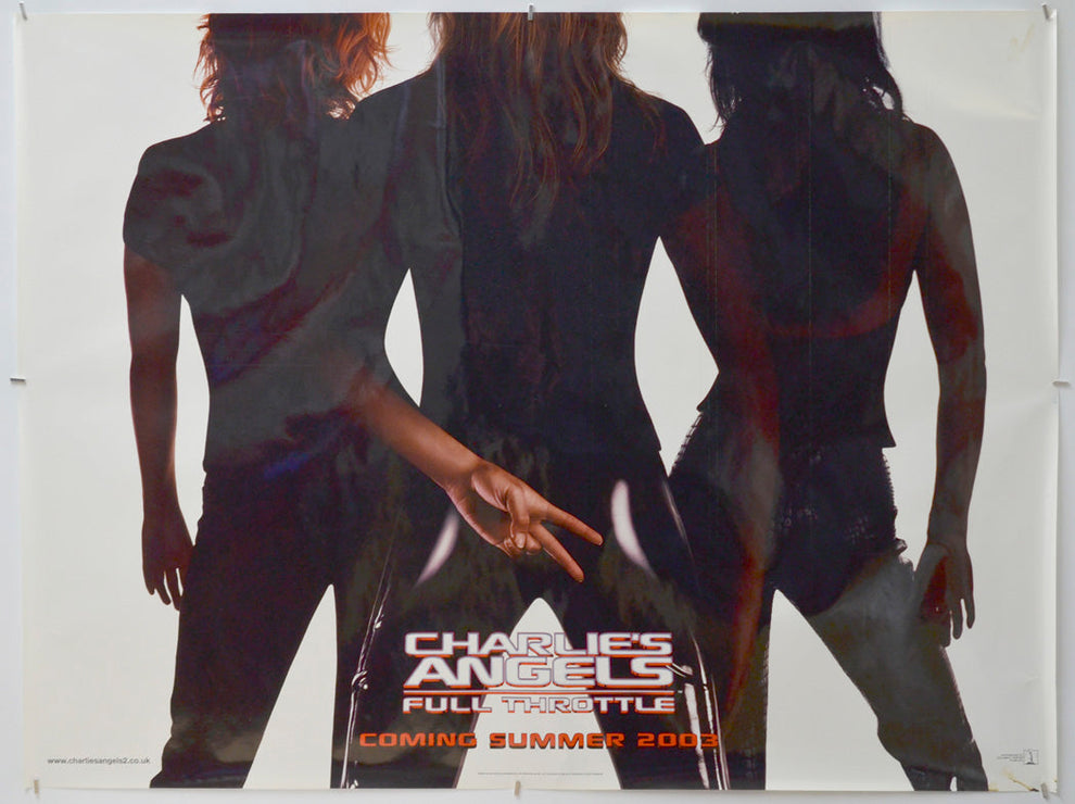 “Charlie's Angels : Full Throttle” Original Quad Poster - Film Poster ...