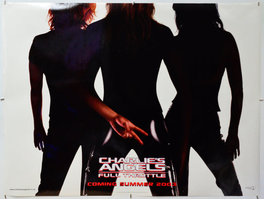 Charlie's Angels : Full Throttle - Original Quad Poster - Film Poster - Movie Poster