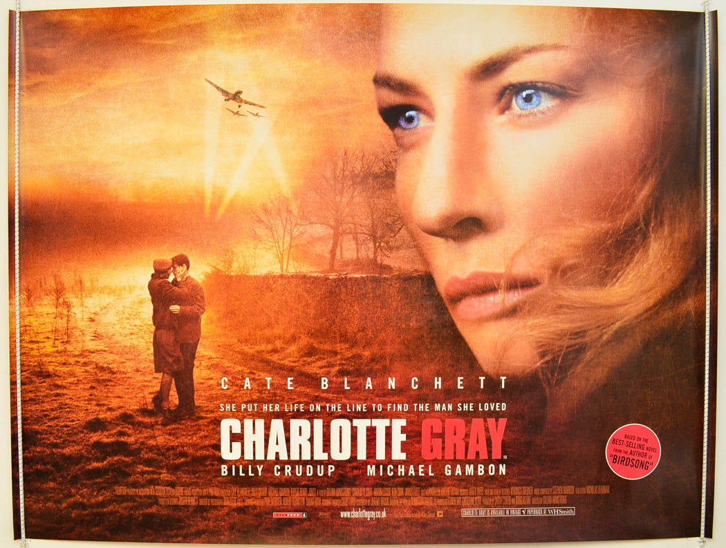 Charlotte Gray Original Quad Poster - Film Poster - Movie Poster  