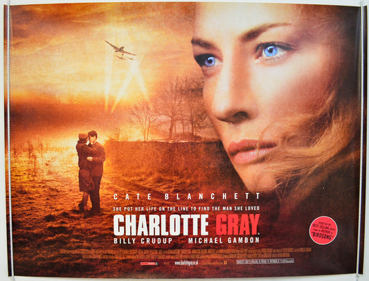 Charlotte Gray Original Quad Poster - Film Poster - Movie Poster  