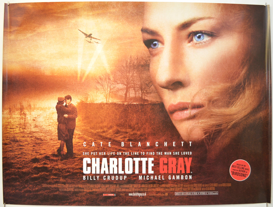 Charlotte Gray Original Quad Poster - Film Poster - Movie Poster