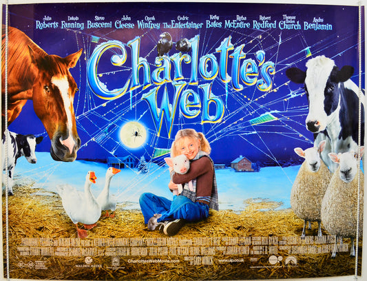 Charlotte's Web Original Quad Poster - Film Poster - Movie Poster  