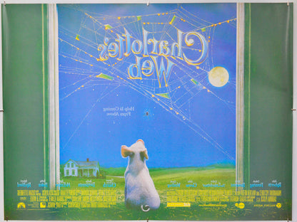 Charlotte's Web (Back) Cinema Quad Movie Poster 