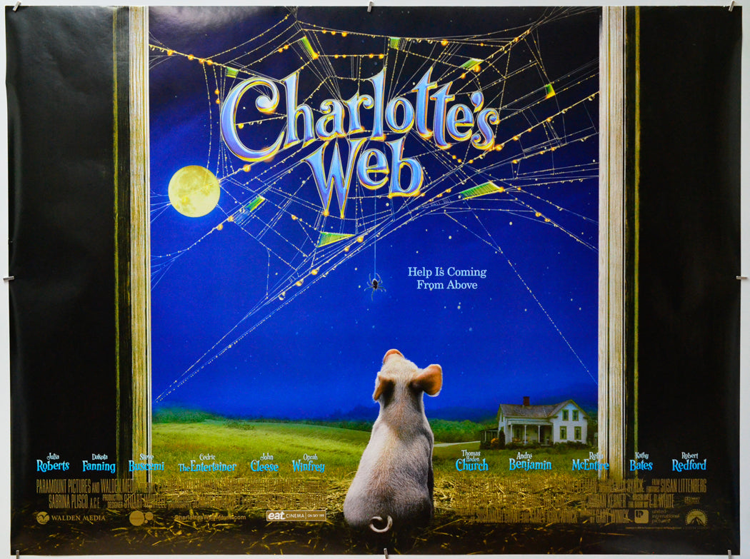 Charlotte's Web - Original Quad Poster - Film Poster - Movie Poster