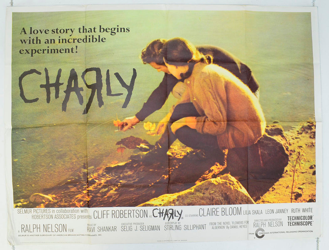 Charly  Original British Quad Poster - Film Poster - Movie Poster