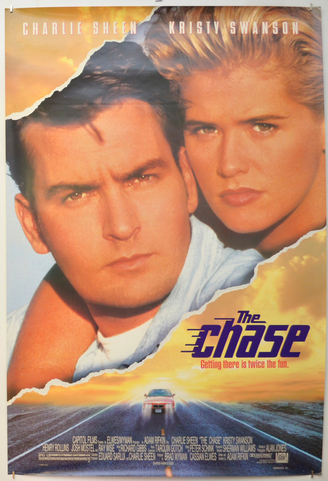 The Chase Original One Sheet Poster - Film Poster - Movie Poster