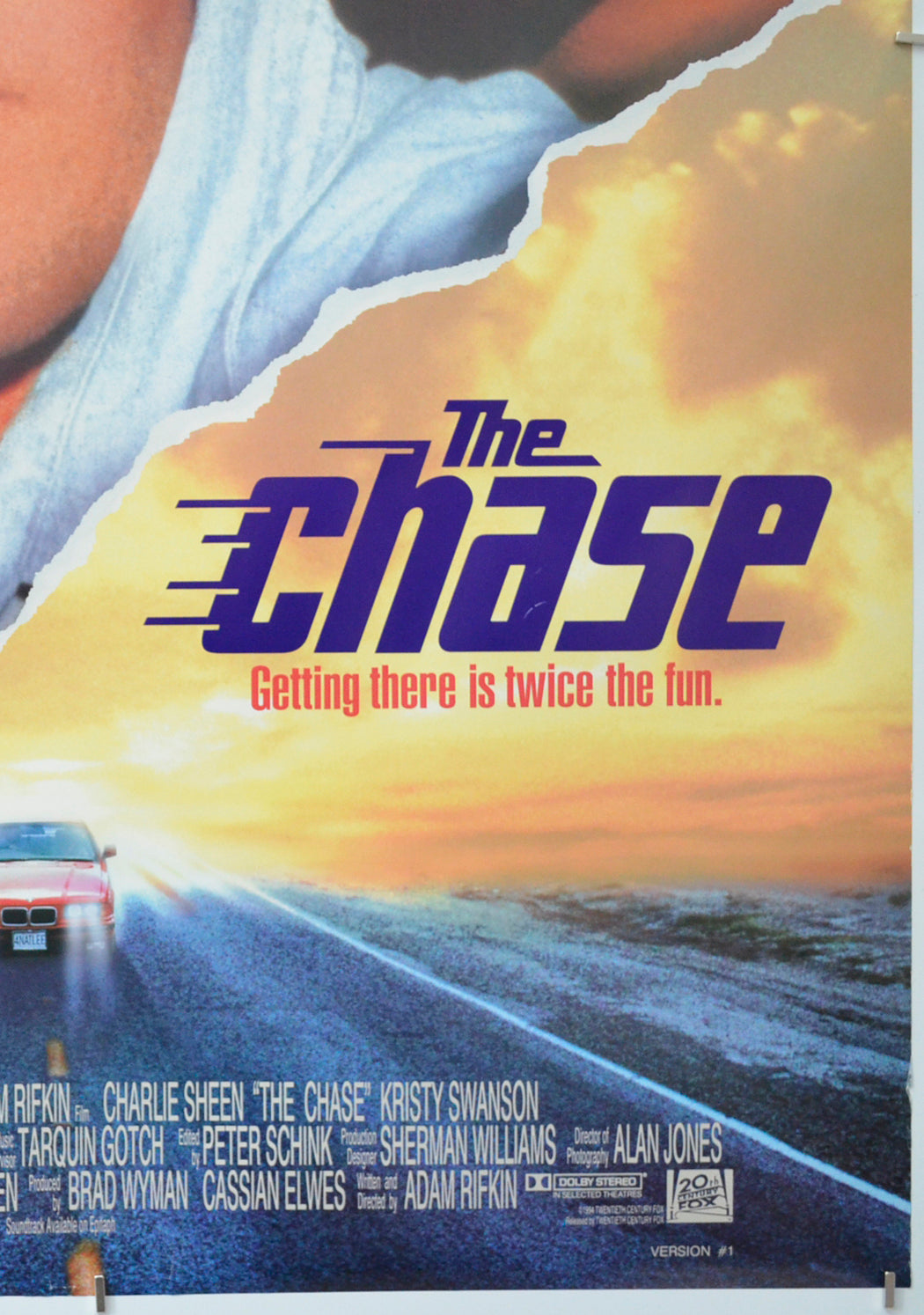 THE CHASE (Bottom Right) Cinema One Sheet Movie Poster 