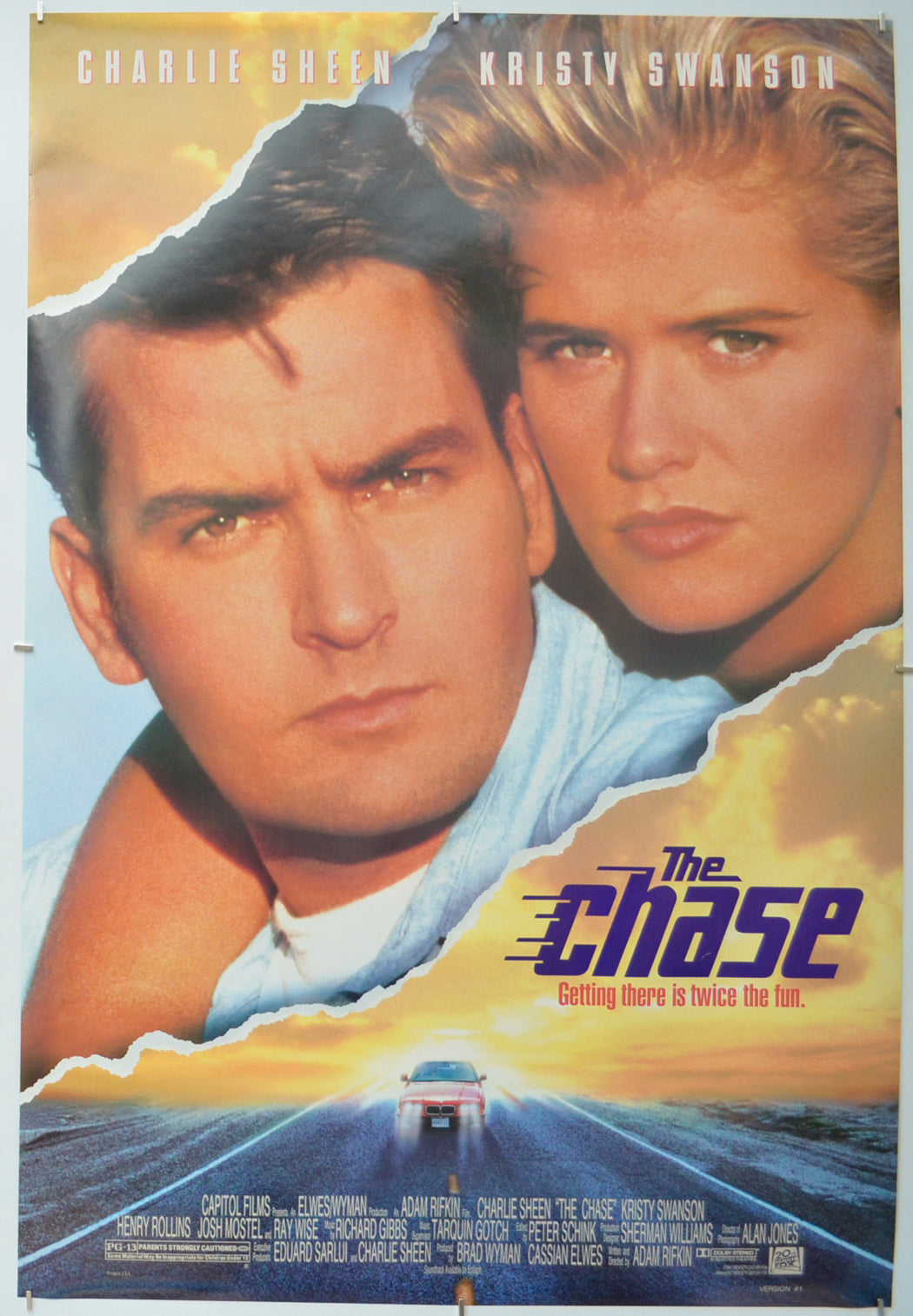 The Chase - Original One Sheet Poster - Film Poster - Movie Poster