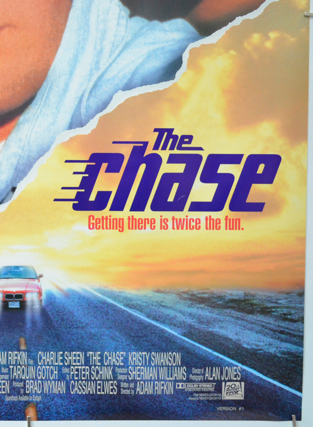 THE CHASE (Bottom Right) Cinema One Sheet Movie Poster 