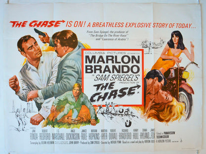 The Chase Original British Quad Poster - Movie Poster