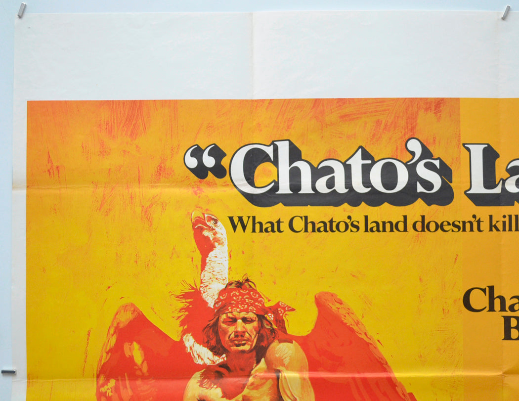 CHATO’S LAND / HERE WE GO ROUND THE MULBERRY BUSH (Top Left) Cinema Quad Movie Poster 