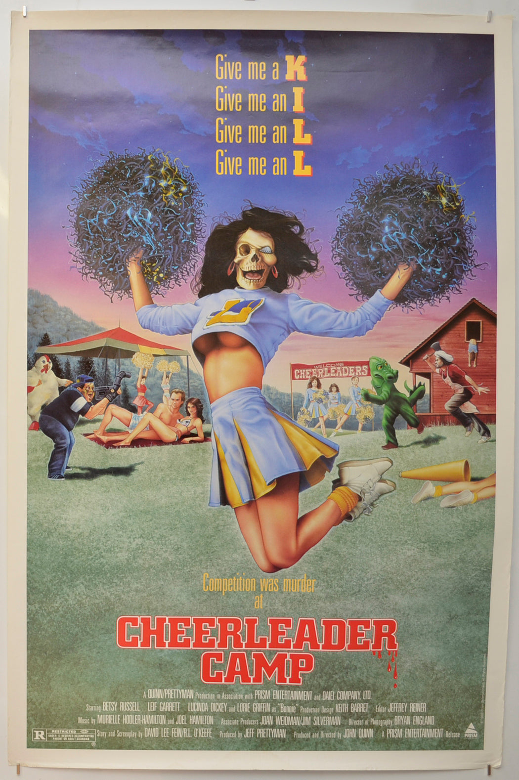 Cheerleader Camp Original One Sheet Poster - Film Poster - Movie Poster  