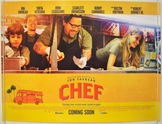 Chef  (Teaser / Advance Version)  Original Quad Poster - Film Poster - Movie Poster 