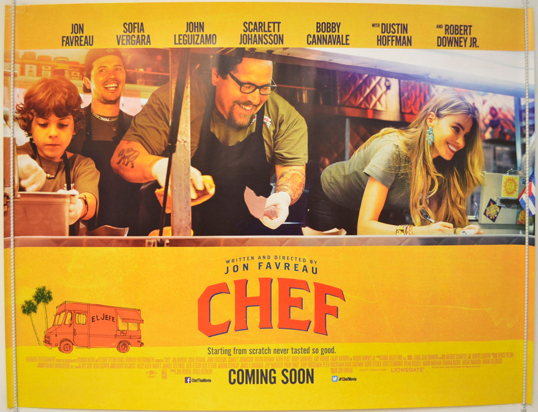 Chef  (Teaser / Advance Version)  Original Quad Poster - Film Poster - Movie Poster 