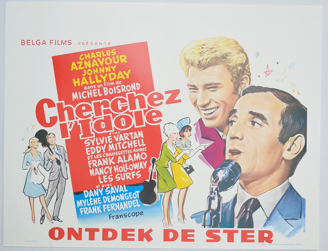 Cherchez L'idole Original Belgian Poster - Film Poster - Movie Poster