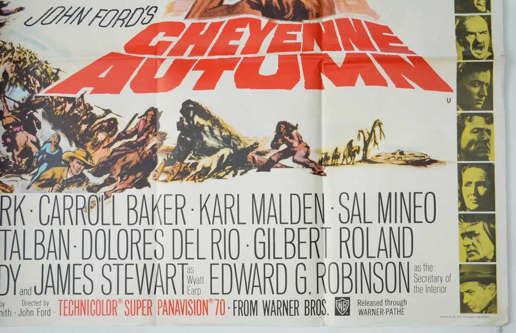 CHEYENNE AUTUMN (Bottom Right) Cinema Quad Movie Poster 