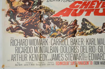 CHEYENNE AUTUMN (Bottom Left) Cinema Quad Movie Poster 