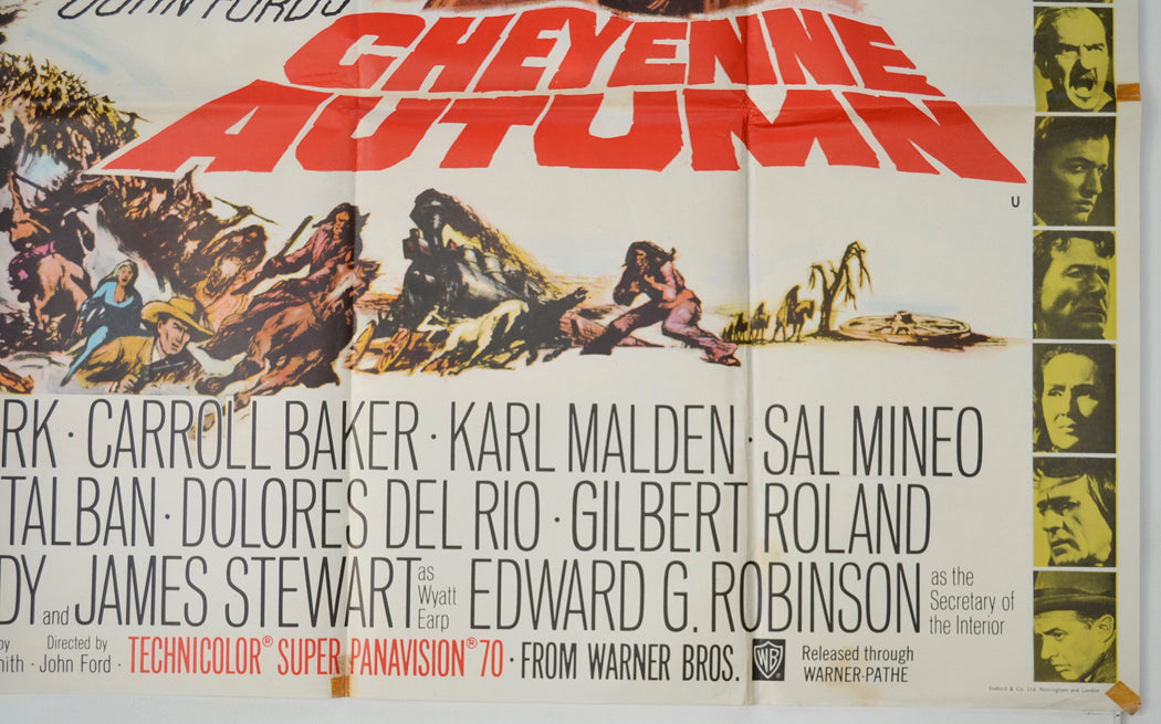 CHEYENNE AUTUMN (Bottom Right) Cinema Quad Movie Poster 