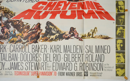 CHEYENNE AUTUMN (Bottom Right) Cinema Quad Movie Poster 