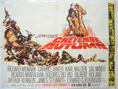 Cheyenne Autumn - Original Quad Poster - Film Poster - Movie Poster