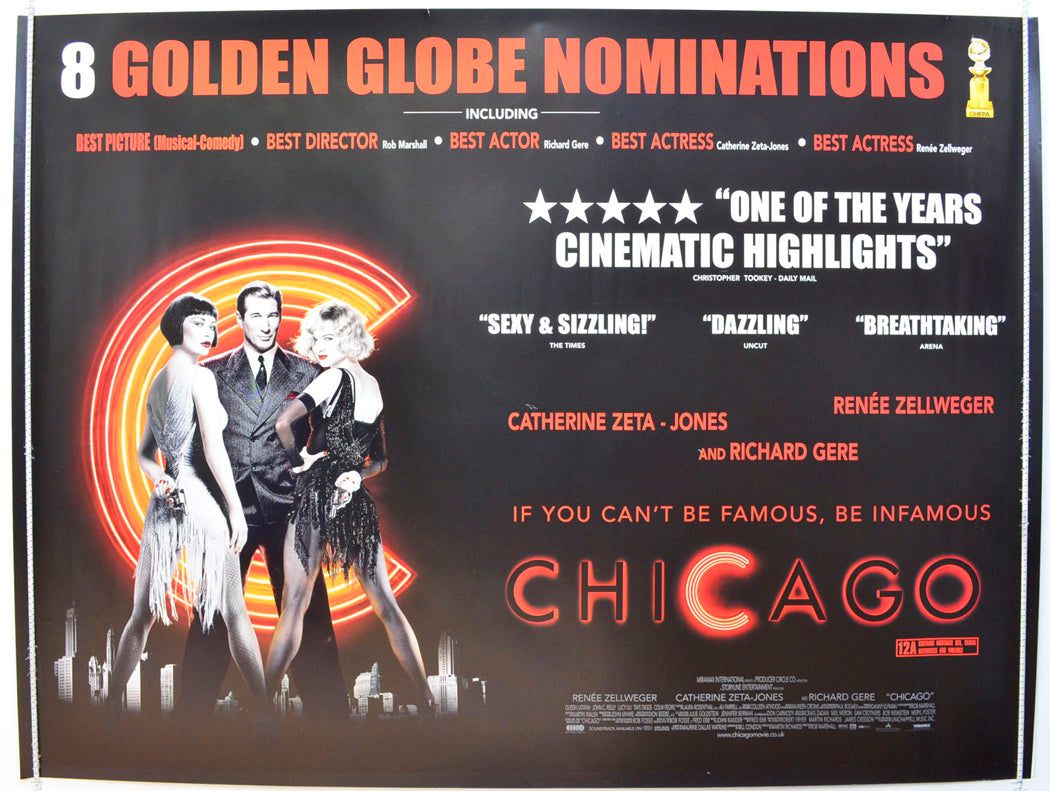 Chicago  Original British Quad Poster - Film Poster - Movie Poster