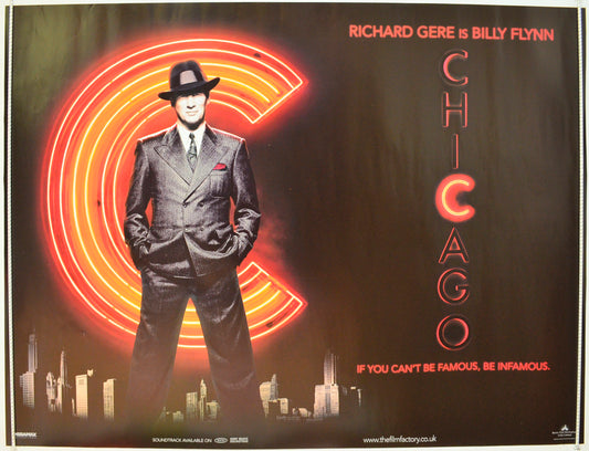 Chicago  Original British Quad Poster - Film Poster - Movie Poster 