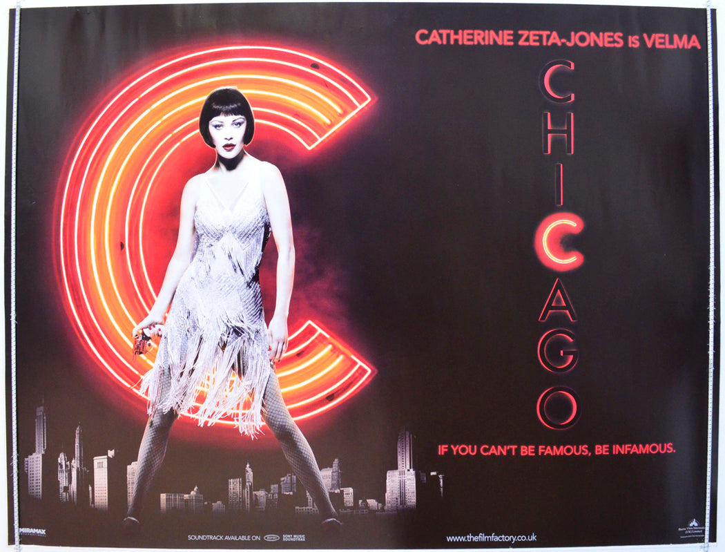 Chicago  (Velma - Teaser / Advance Version)   Original British Quad Poster - Film Poster - Movie Poster 