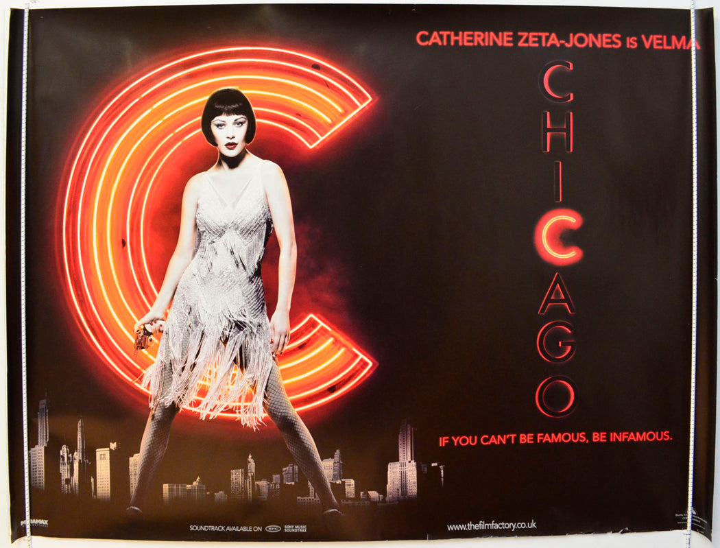 Chicago  (Velma - Teaser / Advance Version)   Original British Quad Poster - Film Poster - Movie Poster 