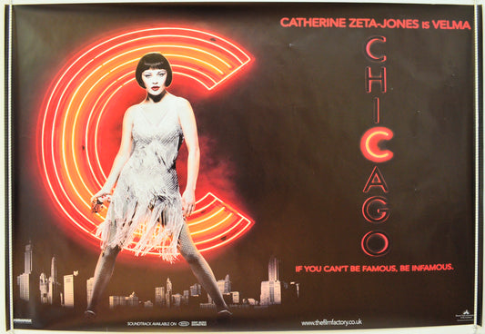 Chicago  Original British Quad Poster - Film Poster - Movie Poster 