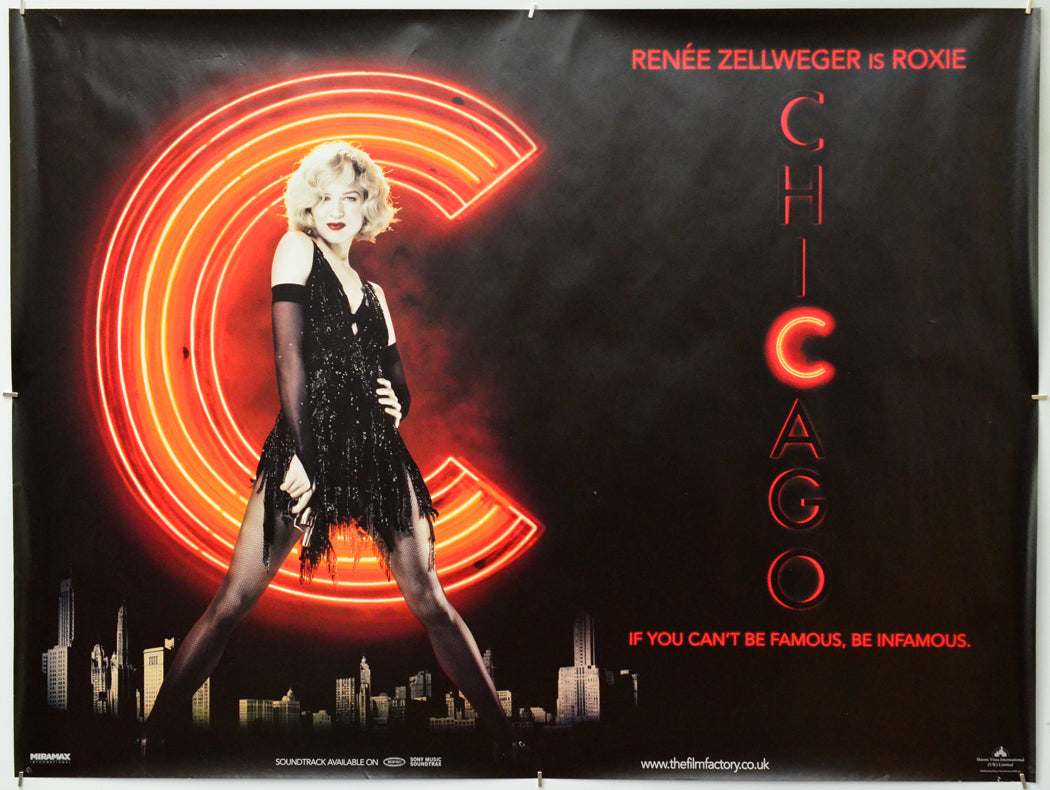 Chicago - Original Quad Poster - Film Poster - Movie Poster