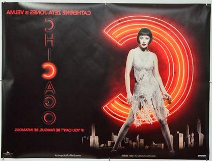 Chicago (Back) Cinema Quad Movie Poster 