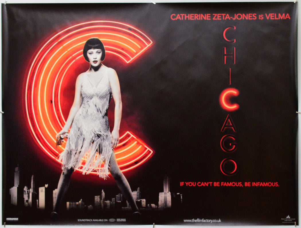 Chicago - Original Quad Poster - Film Poster - Movie Poster