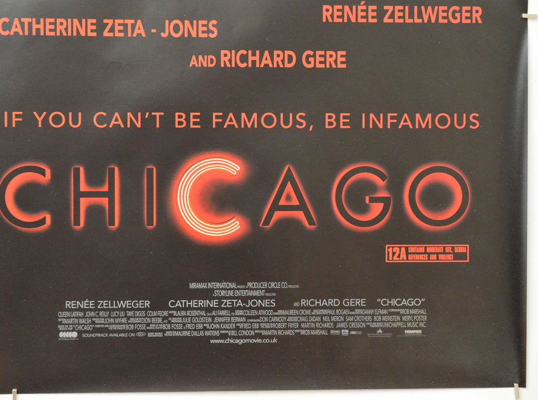 Chicago (Bottom Right) Cinema Quad Movie Poster 