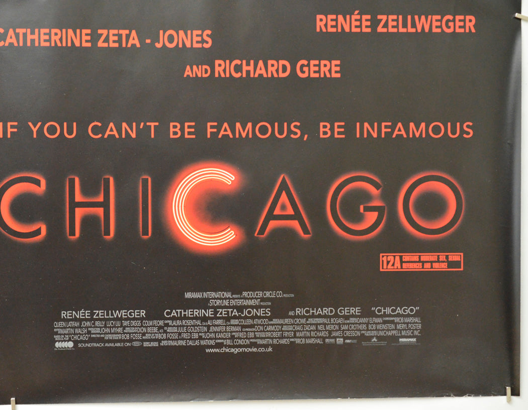 Chicago (Bottom Right) Cinema Quad Movie Poster 