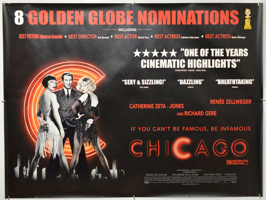 Chicago - Original Quad Poster - Film Poster - Movie Poster