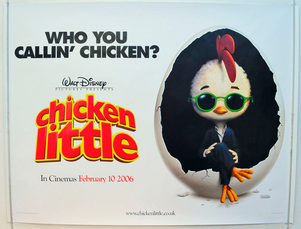 Chicken Little  (Teaser / Advance Version 2)   Original British Quad Poster - Film Poster - Movie Poster 