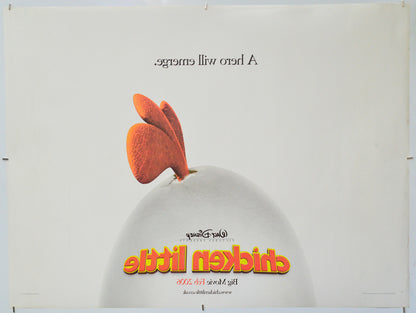 Chicken Little (Back) Cinema Quad Movie Poster 